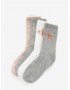 Γυναικείες Κάλτσες Calvin Klein Women Sock 4pc Giftbox 701224131-002, ΓΚΡΙ-ΕΚΡΟΥ-ΣΟΜΟΝ
